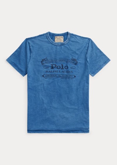 Men's Polo Ralph Lauren Classic Fit Graphic T Shirts | 916705FDH